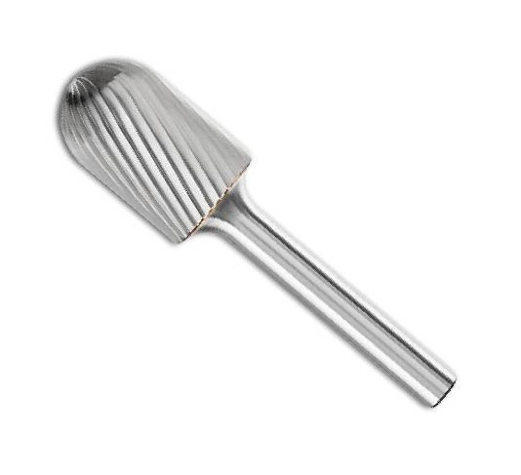 Hartmetallfrässtift Rotorfräser DIN 8033Spezifikationen Schaft-Ø 6 mm Walzenrundform WRC Zahnung 3AnwendungHoher Materialabtrag und gute O