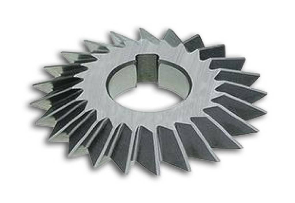 Ein Metall-Spiralkegelzahnrad mit einem mittigen Loch und gezahntem Außenrand, auf weißem Hintergrund dargestellt.