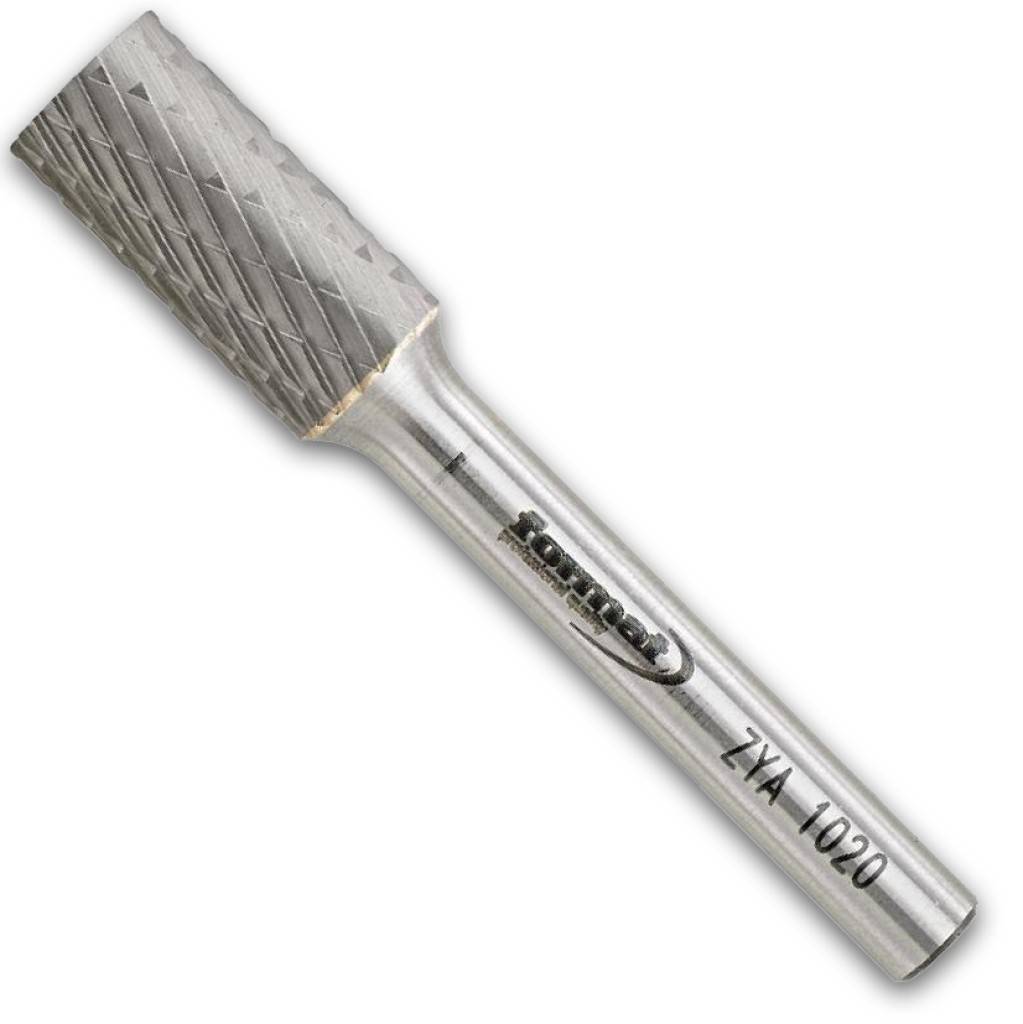 Hartmetallfrässtift Rotorfräser DIN 8033Produktdetails Schaft-Ø 6 mm Form Zylinderform ZYA Stirnverzahnung ohne Zahnung CAnwendungHoher