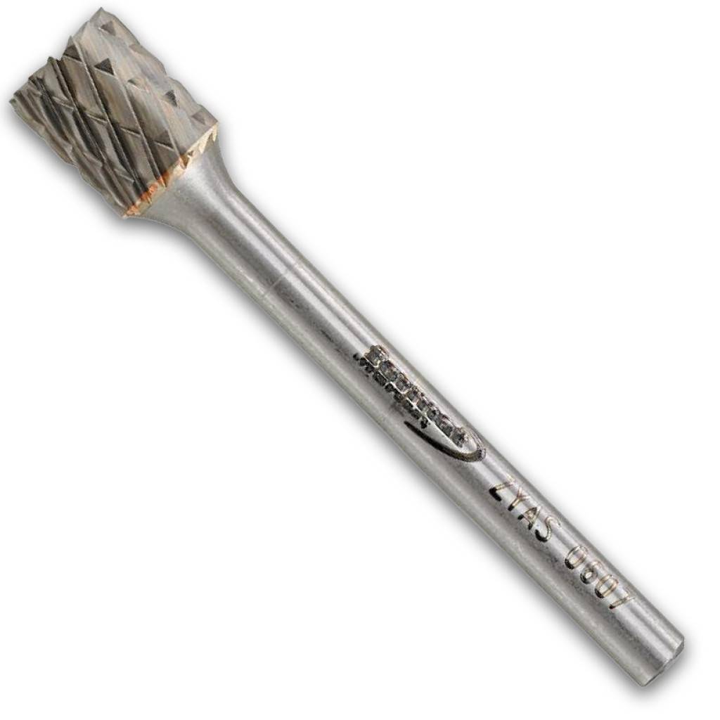 Hartmetall-Kleinfrässtift Rotorfräser DIN 8033Produktdetails Schaft-Ø 3 mm Form Zylinderform ZYA-S Stirnverzahnung Zahnung CAnwendungHo