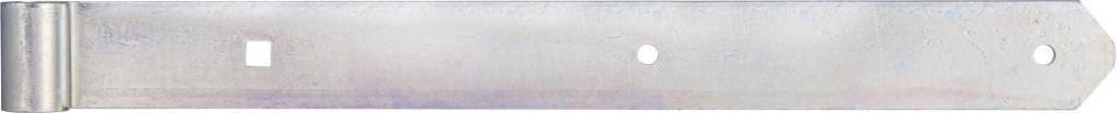 Ladenband, gerade Abschluss abgerundet Loch Ø 7 mm 9 x 9 mm Material Stahl roh Oberfläche galvanisch verzinkt, dickschichtpassiviertLade