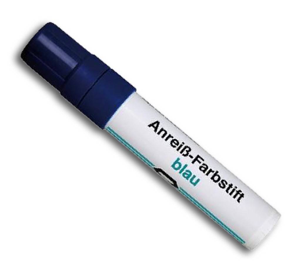 Anreiß-Streichstift Schnell trocknend Nicht spiegelnd Gut haftend Mit Lösemittelspray wieder entfernbar Zur Markierung von Bearbeitun
