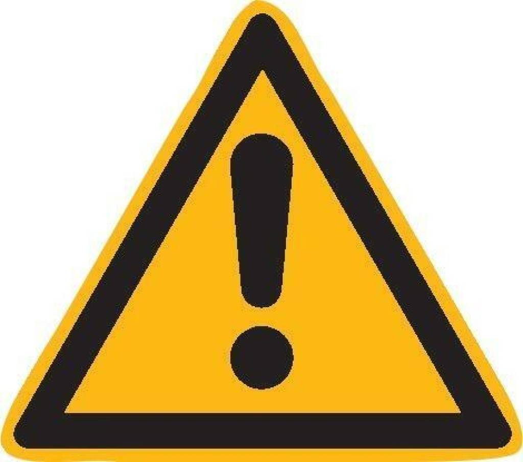 Warnschild, Allgemeines WarnzeichenASR A1.3 W001DIN EN ISO 7010 W001Zulassung/Norm ASR A1.3 W001, DIN EN ISO 7010 W001