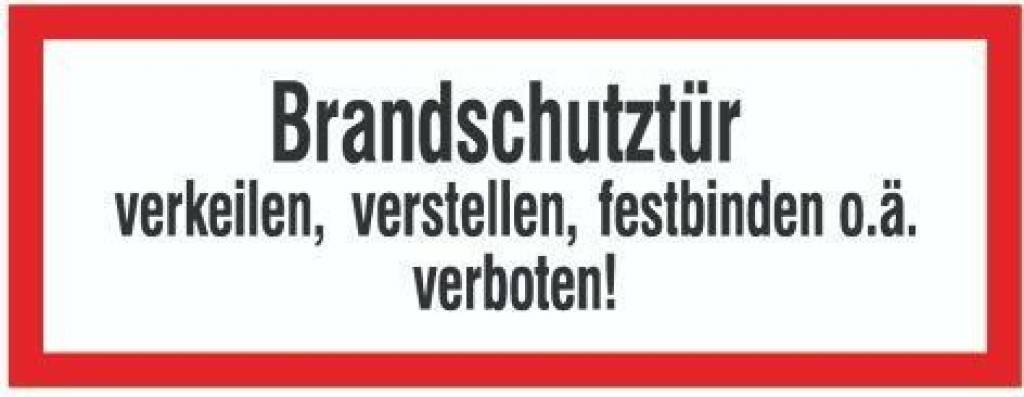 Hinweisschild, BrandschutztürDIN 4066 - D1