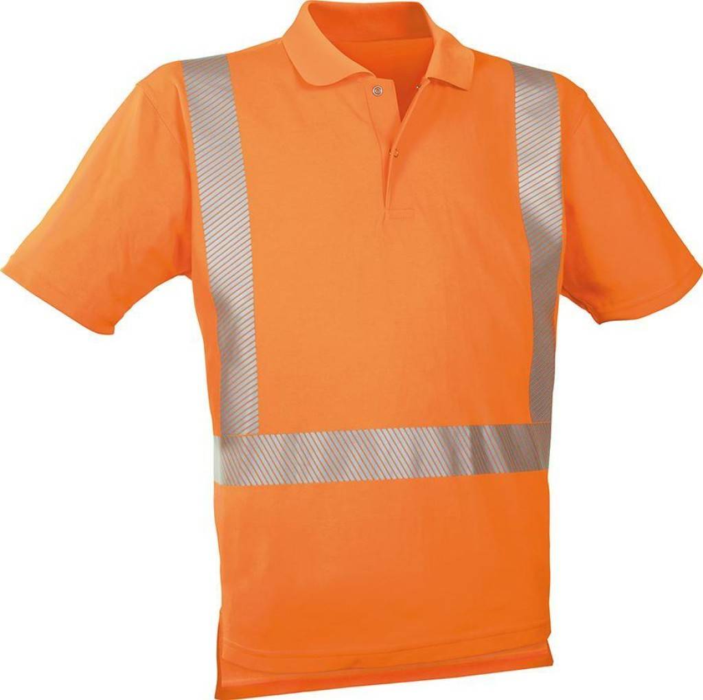 Warnschutz-T-Shirt und PoloshirtAusführung Segmentierter Reflexstreifen, keine Einschränkung der Dehnung Innen liegender Flat zur Individualis