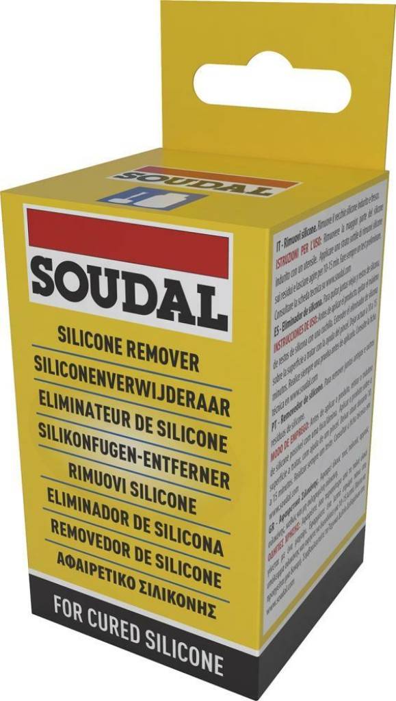 Silikon-Entferner GelMit Pinsel und SpachtelGebrauchsfertiges Gel zum Entfernen von ausgehärteten DichtstoffenEntfernung von ausgehärteten Silikonen