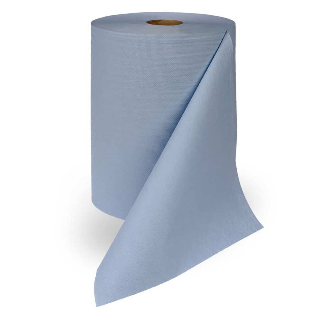 Multiclean Putztuchrolle, blau, 35 x 37 cm, 2-lagigDer Standard in vielen Werkstätten An der Wand montiert oder vom Bodenständer die widerstandsfä