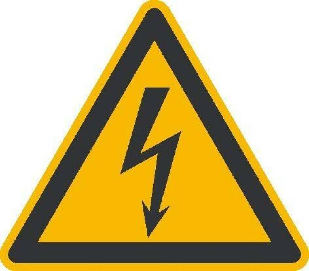 Warnschild, Warnung vor elektrischer SpannungASR A1.3 W012DIN EN ISO 7010 W012