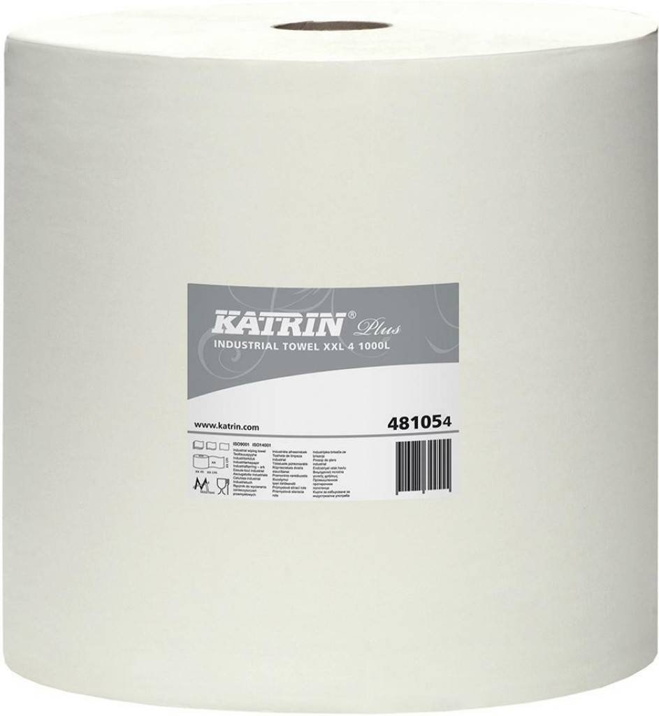 Putzpapier Plus XXL 1000L Industrielles Trockenpapier aus Zellstoff, beschichtet für besondere Stärke Starke, 4-lagige Struktur schützt beim