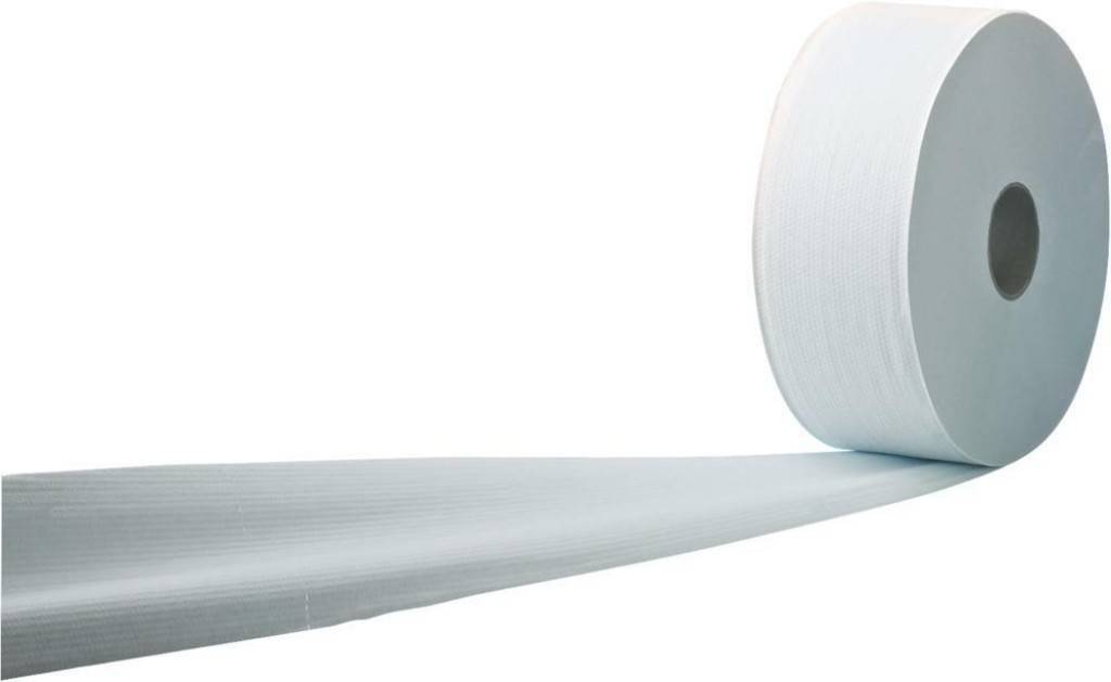Toilettenpapier Großrolle, 2-lagigEigenschaften 1 Jumborolle ca. 13 Kleinrollen Keine Zweckentfremdung Hohe KapazitätEinsatzbereiche F