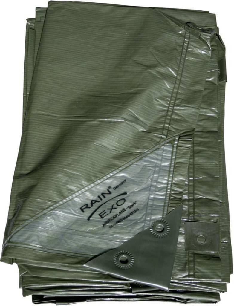 Abdeckplane RAINEXO, 90 g/mHohe ReißfestigkeitUltraschallgeschweißte ÖsenMaterial 100 PE, 2-seitig beschichtet, mehrfach über Kreuz laminiertDopp