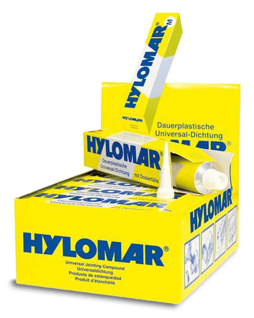 Hylomar Dichtungsmittel Keine Verfärbung von Kupfer, Silber etc. bei erhöhten Temperaturen Geeignet, um in direkter Nähe von Schaltmechanisme