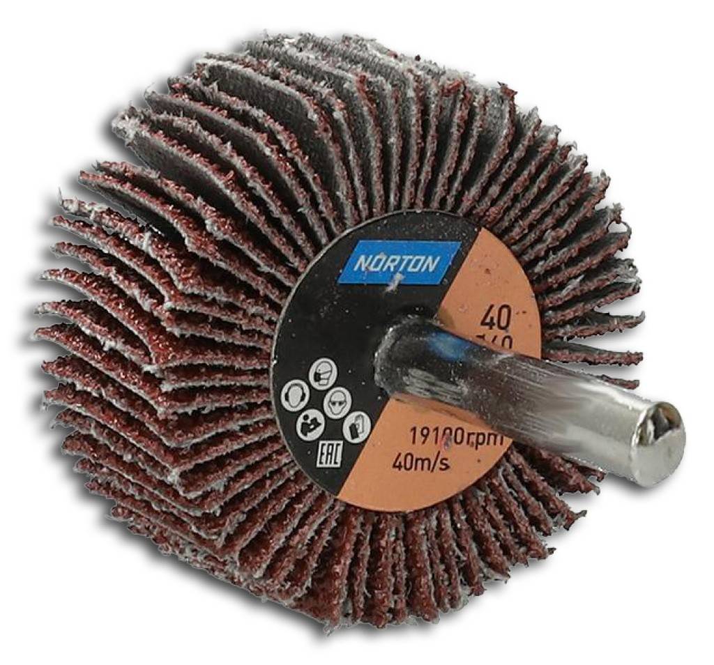 Fächerschleifer METAL R207PlusKorundBaumwollunterlage, flexibelAggressiver Schliff und hohe StandzeitGute Schnittrate, sogar bei geringem Druck, bei