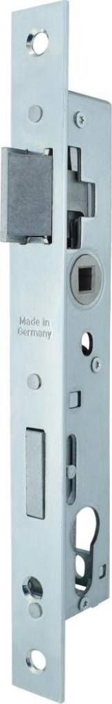 Rohrrahmenschloss 1004/1102/1103 PZW Flachstulp aus Stahl, verzinkt Mechanisch, Ver- und Entriegelung manuell Kantig, 245 x 24 mm Profizyl