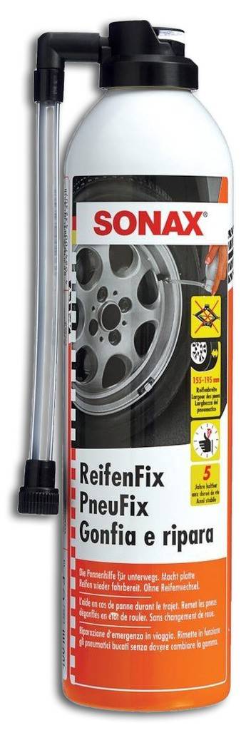ReifenFix SprayDie zuverlässige Pannenhilfe für unterwegsMacht platte Reifen wieder fahrbereit ohne ReifenwechselVerschließt kleine Löcher im Rei