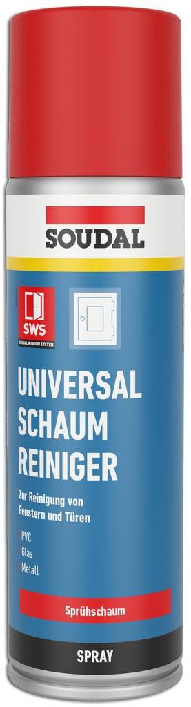 Universalschaumreiniger Kann auf PVC-Fenstern und Gläserneingesetzt werden Zur Vorreinigung der Beschläge mitanschließender Konservierung durchSchm