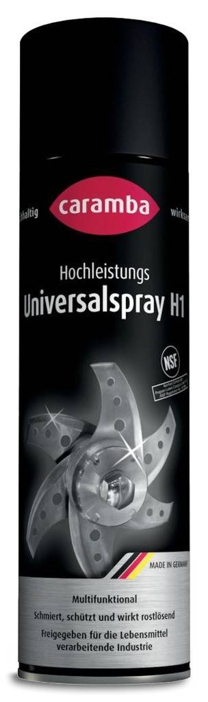 Hochleistungs-Universalspray H1Eigenschaften Besitzt sehr gute Eigenschaften als Feinschmieröl für bewegliche Teile Wasserabweisend Weist e