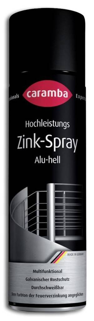 Hochleistungs-Zink-Spray Alu-hell Ein schnell trocknender, abriebs- und kratzfester Korrosionsschutz, der direkt überlackierbar und durchschweißb
