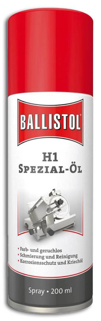 Spezialöl-SprayProduktbeschreibung Lebensmittelöl, für die Lebensmittel und Getränkeindustrie Internationale NSF-H1 Zulassung Nr. 143097