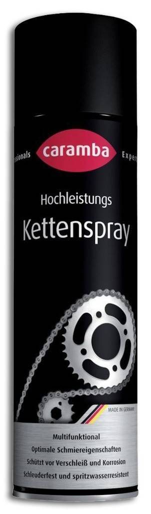 Hochleistungs-Ketten-SprayProduktbeschreibung Vollsynthetisches, farbloses Fett, optimal geeignet für Motorradketten mit hohen Umlaufgeschwindigke