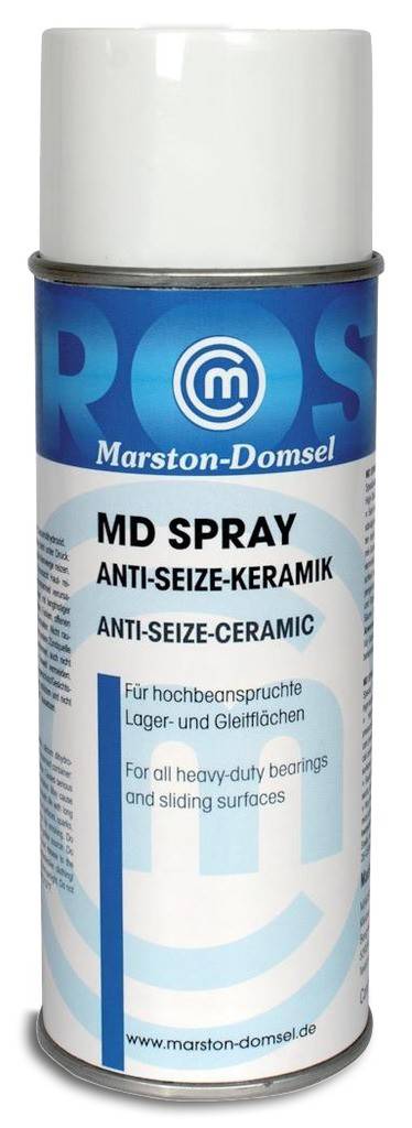 MD-Spray Anti Seize KeramikProduktbeschreibung Special-longlife Hochleistungs-Schmiermittel auf Keramikbasis mit High-Tech-Eigenschaften Ausgeze