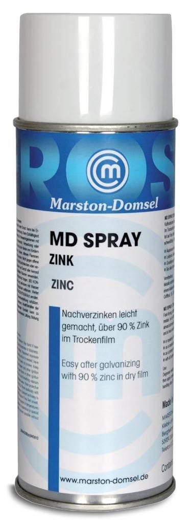 MD-Spray Zink Schnelltrocknender Korrosionsschutz mit hervorragender Langzeitwirkung für Metalle Die Anwendungsgebiete für Zinkspray finden si