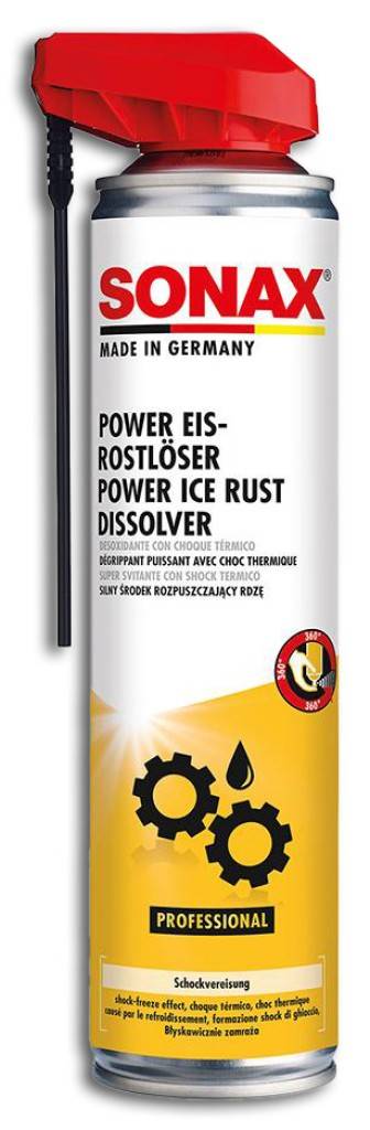 PowerEis-Rostlöser mit EasySprayProduktbeschreibung Universell einsetzbarer Rostlöser Durch eintretende Schockvereisung werden festsitzende Ve