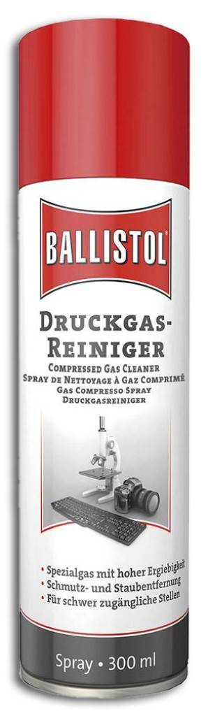Druckgas-Reinigungsspray StaubfreiEigenschaften Entfernt Staub, feinste Fusseln und kleine Partikel Für schwer zugängliche Stellen Schonend