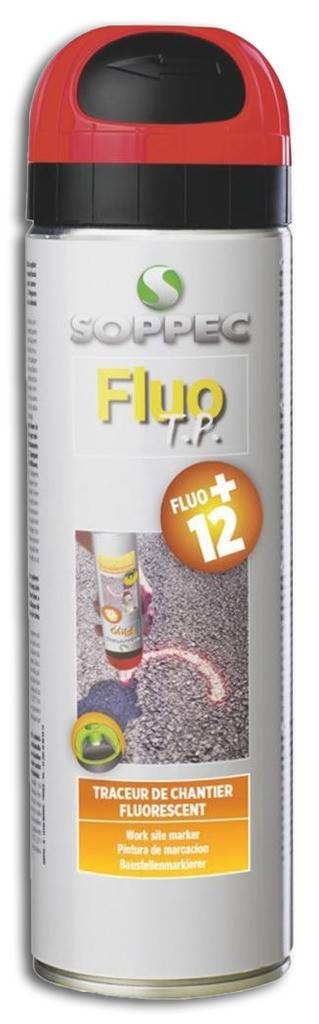 Fluo TP Baustellenmarkierspray Einzigartiger, patentierter Sprühkopf Kein unbeabsichtigtes Sprühen möglich Hervorragende Deckkraft durch h