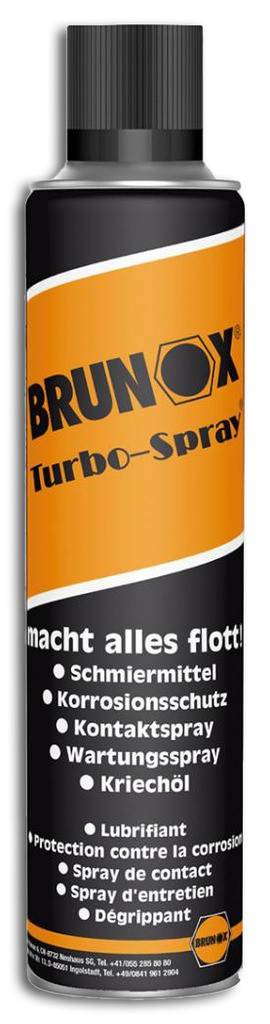 Turbo-SprayEigenschaften Verwendbar als Schmiermittel, Korrosionsschutzmittel, Feuchtigkeitsverdränger, Wartungsmittel, Kriechöl / Rostlöser, Ko