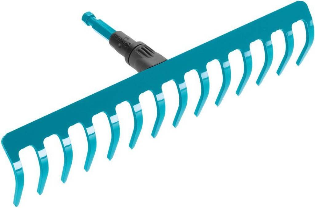 combisystem RechenHochwertiger Qualitätsstahl, Duroplast-beschichtet KorrosionschutzEinsatz Vielzweckgerät zum Rechen, Einebnen von Beeten und zur