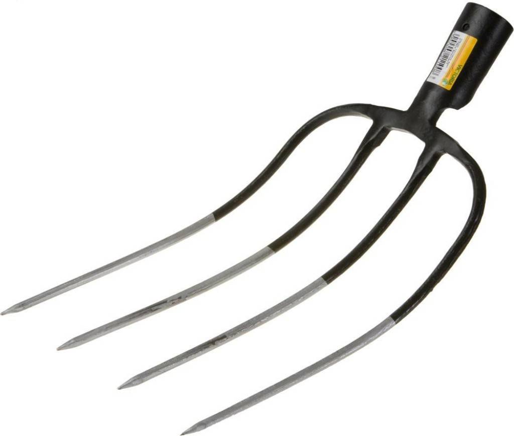 Dunggabel mit Dülle4-zinkig, 310 x 230 mm Farbe halb anthrazit lackiertHinweis Passender Langstiel EAN 4333097903852
