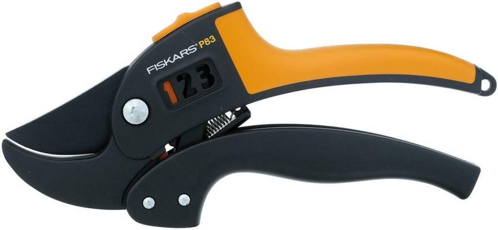 PowerStepTM Gartenschere, Amboss P83 10005753-Schritte-StufenmechanismusAntihaftbeschichtete Klinge
