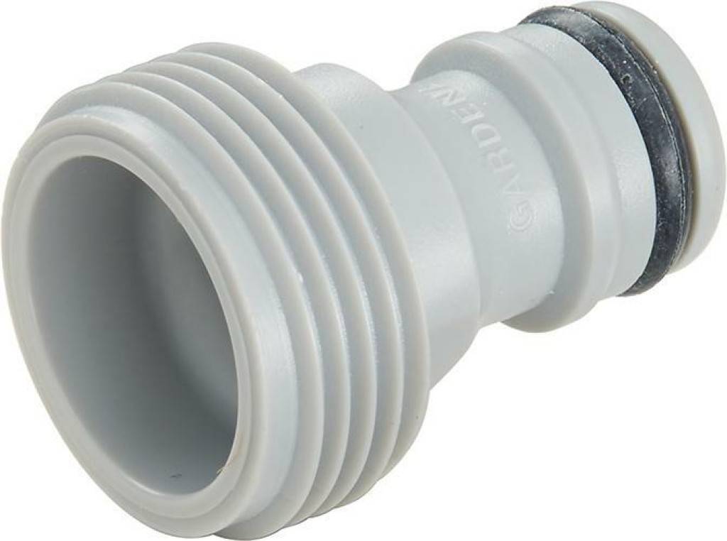 GeräteadapterZum Anschluss von Bewässerungsgeräten mit Innengewinde an das Original GARDENA SystemAusführung mit 26,5 mm G 3/4-Gewinde