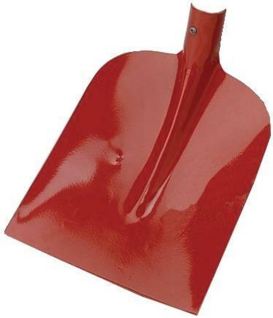 Holsteiner Schaufel "Import"Rot pulverbeschichtet, gehärtetMit und ohne Stiel erhältlich
