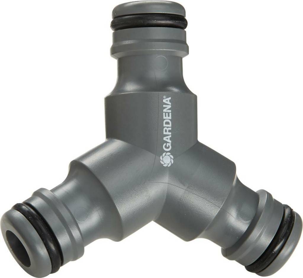 Y-StückZur Schlauchabzweigung, z. B. gleichzeitig Rasen sprengen und brausenZum Übergang von 19 mm 3/4"- auf 13 mm 1/2"-Schläuche