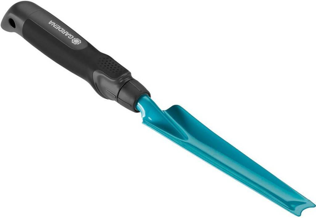 UnkrautstecherHochwertiger Qualitätsstahl mit Duroplast-BeschichtungErgonomisch geformte Griff mit eingearbeiteter WeichkomponenteGriffende