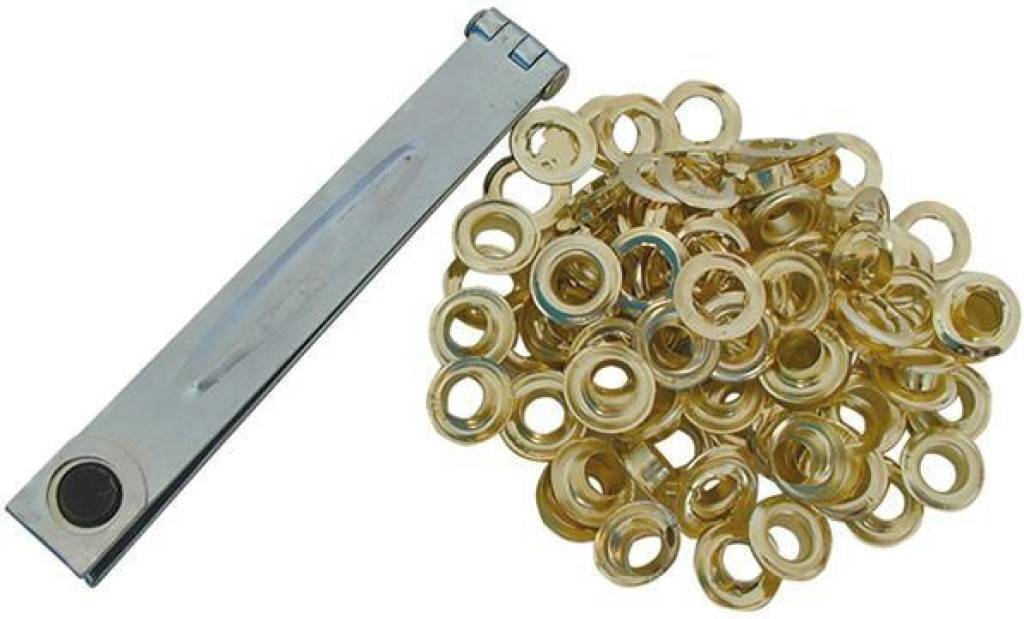 ÖsensatzErsatzösen-Set für AbdeckplanenInhalt 60 Ösen, Zange für Montage