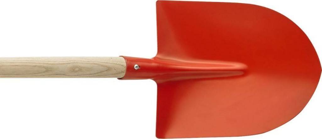 Frankfurter Schaufel "Import"Rot pulverbeschichtet, gehärtetMit und ohne Stiel erhältlich