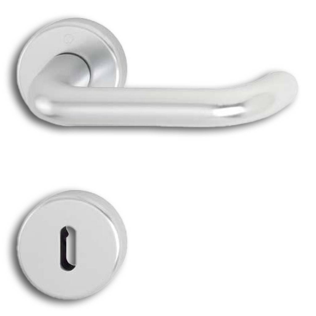 HOPPE-Aluminium-Türgriff-Lochteil für InnentürenVerbindung für HOPPE-Schnellstift mit HOPPE-VollstiftBund für Lagerung lose