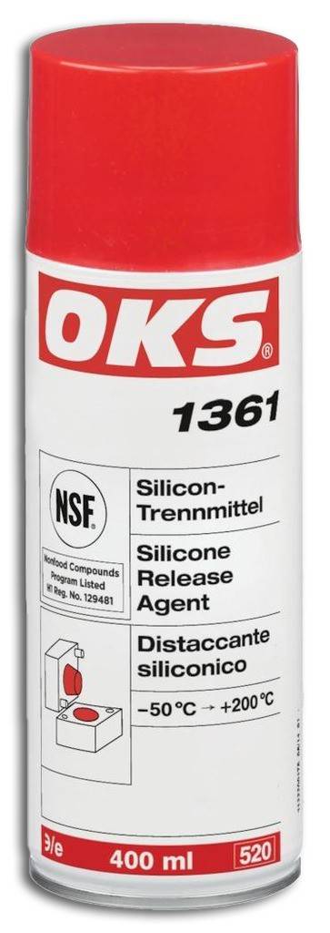 Signalwort GefahrH222 Extrem entzündbares Aerosol.H229 Behälter steht unter Druck Kann bei Erwärmung bersten.OKS 1361 Silikon-Trennmittel-SprayTr