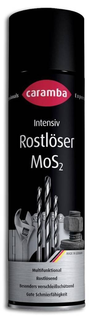 Intensiv Rostlöser MoS2Produktbeschreibung Schmier- und Kriechöl mit Feststoffanteil. Rostlösend Besonders verschleißschützend Gute S