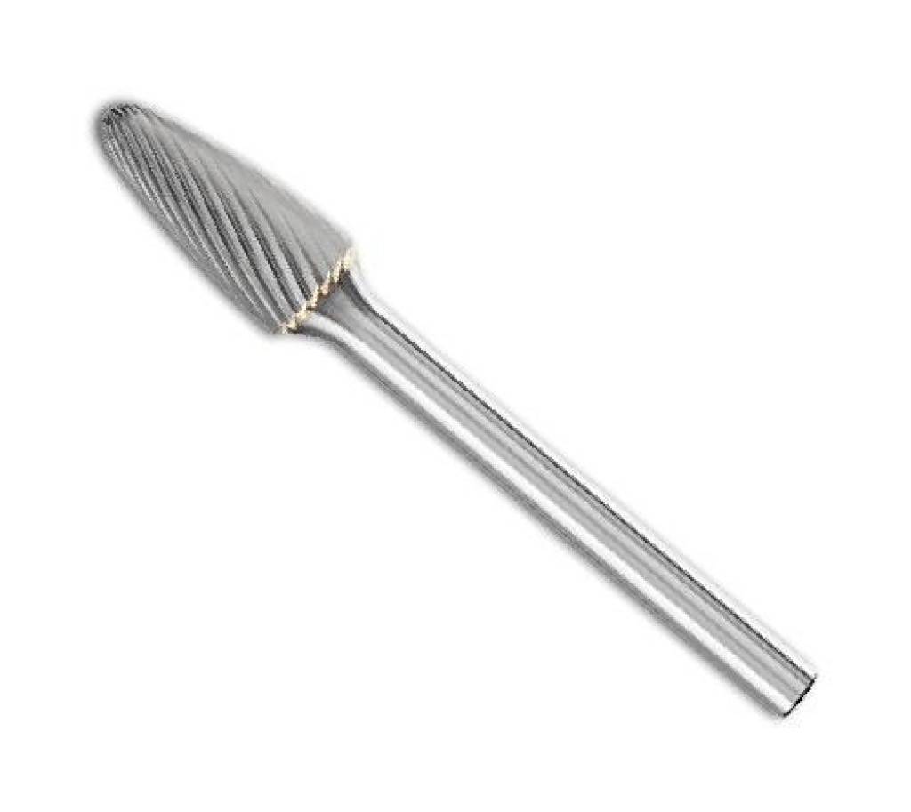 Hartmetall-Kleinfrässtift Rotorfräser DIN 8033Spezifikationen Schaft-Ø 3 mm Form Rundbogenform RBF Zahnung 5AnwendungFeiner Materialabtrag