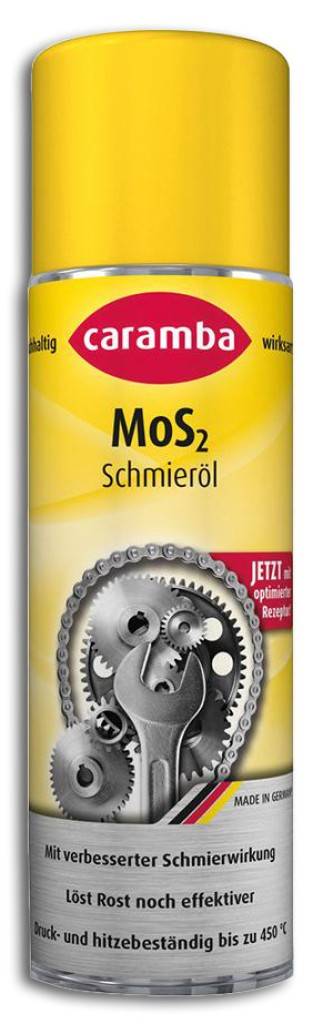 Schmieröl MoS2Multifunktionsöl zur Rostlockerung, Schmierung und Pflege von Schraub- und GelenkverbindungenGutes KriechvermögenDer Feststoffanteil