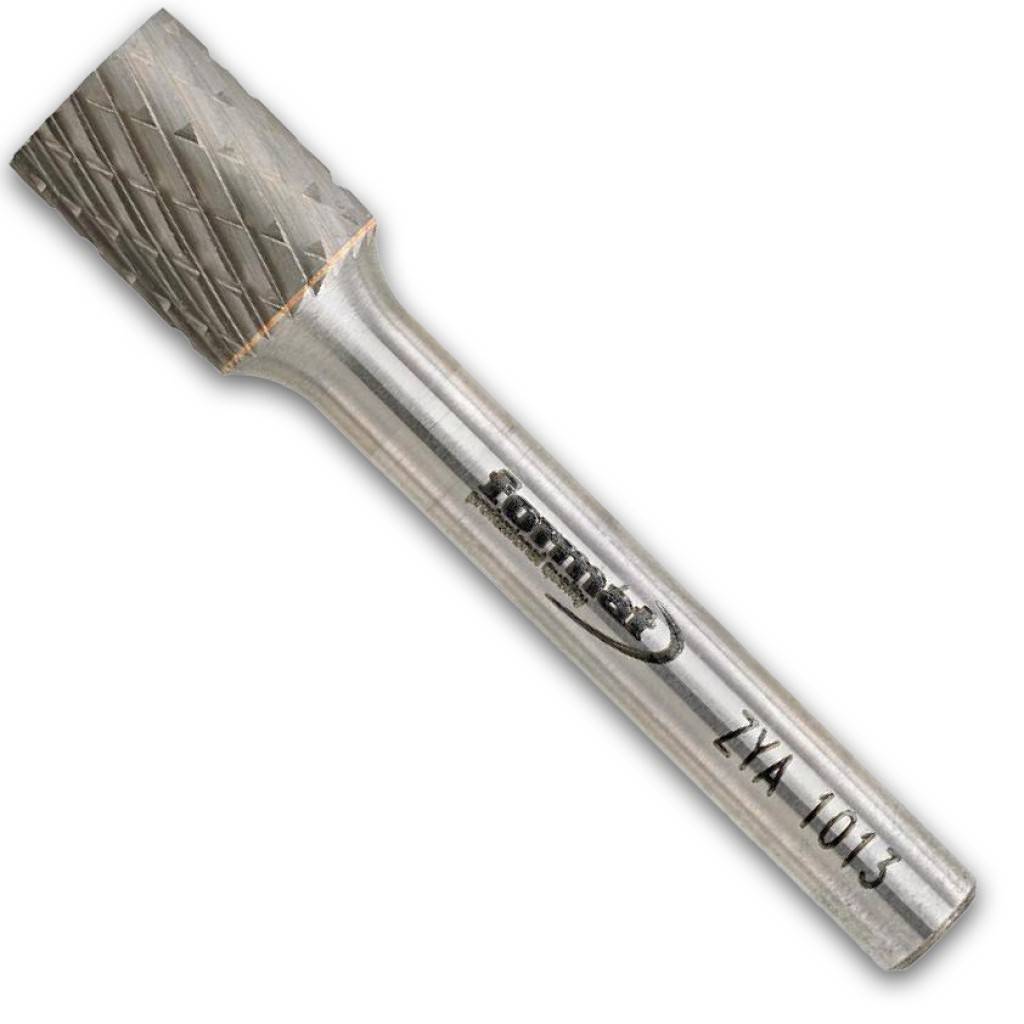 Hartmetallfrässtift Rotorfräser DIN 8033Produktdetails Schaft-Ø 6 mm Zylinderform ZYA Stirnverzahnung ohne Zahnung CAnwendungHoher Mate