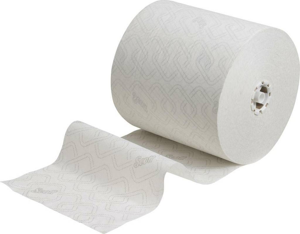Rollenhandtuch Scott Essential� Besonders saugfähiges Airflex� Material Scott Markenprägung Für stark frequentierte Bereiche z. B. Leb
