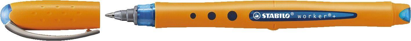 STABILO® 2016/41 Tintenroller - worker+ - fein - Einzelstift - blau