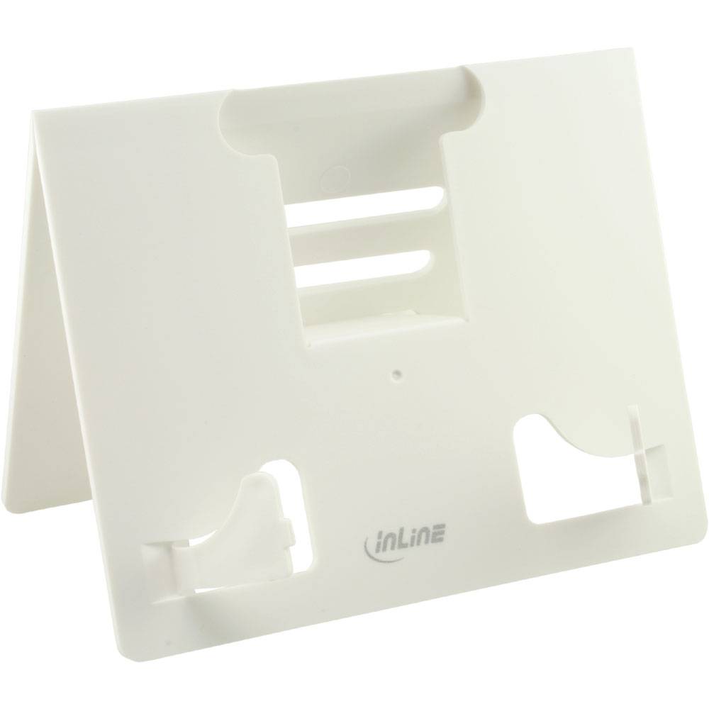 InLine® 55461W E-Book Halterung für Schreibtisch, weiß