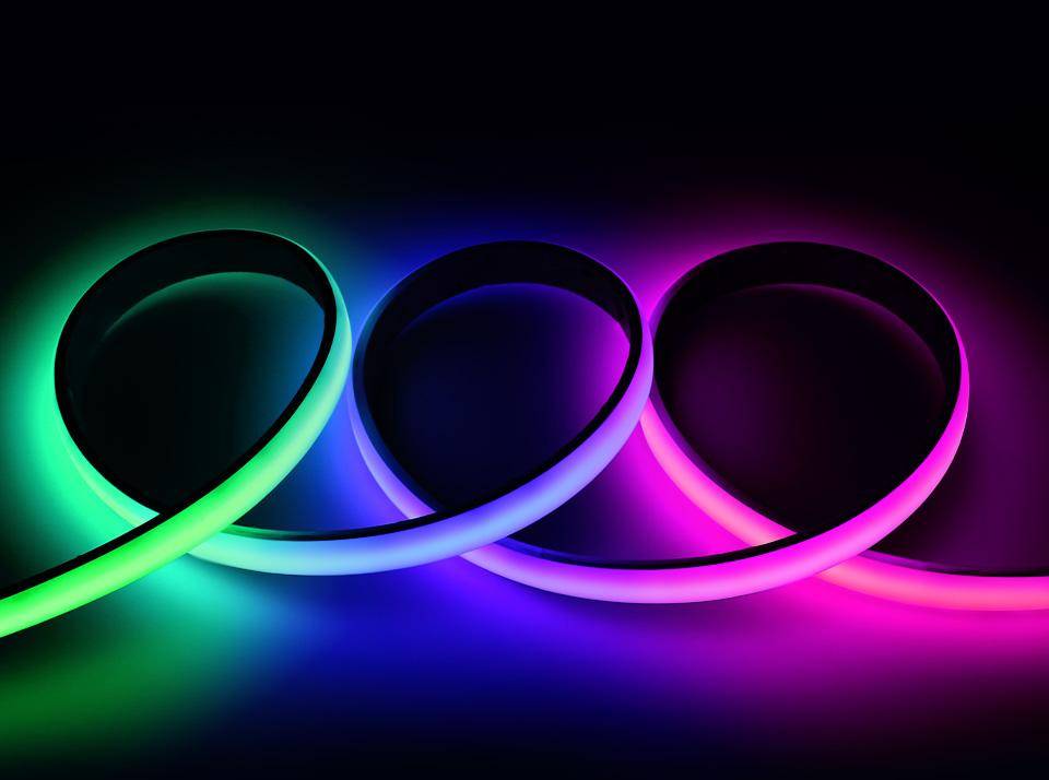 Waveshare RGBWC-COB-LED-Strip, programmierbar, WS2812B, IP65, 1428 LEDs/m, 24V - Länge: 1,0 m