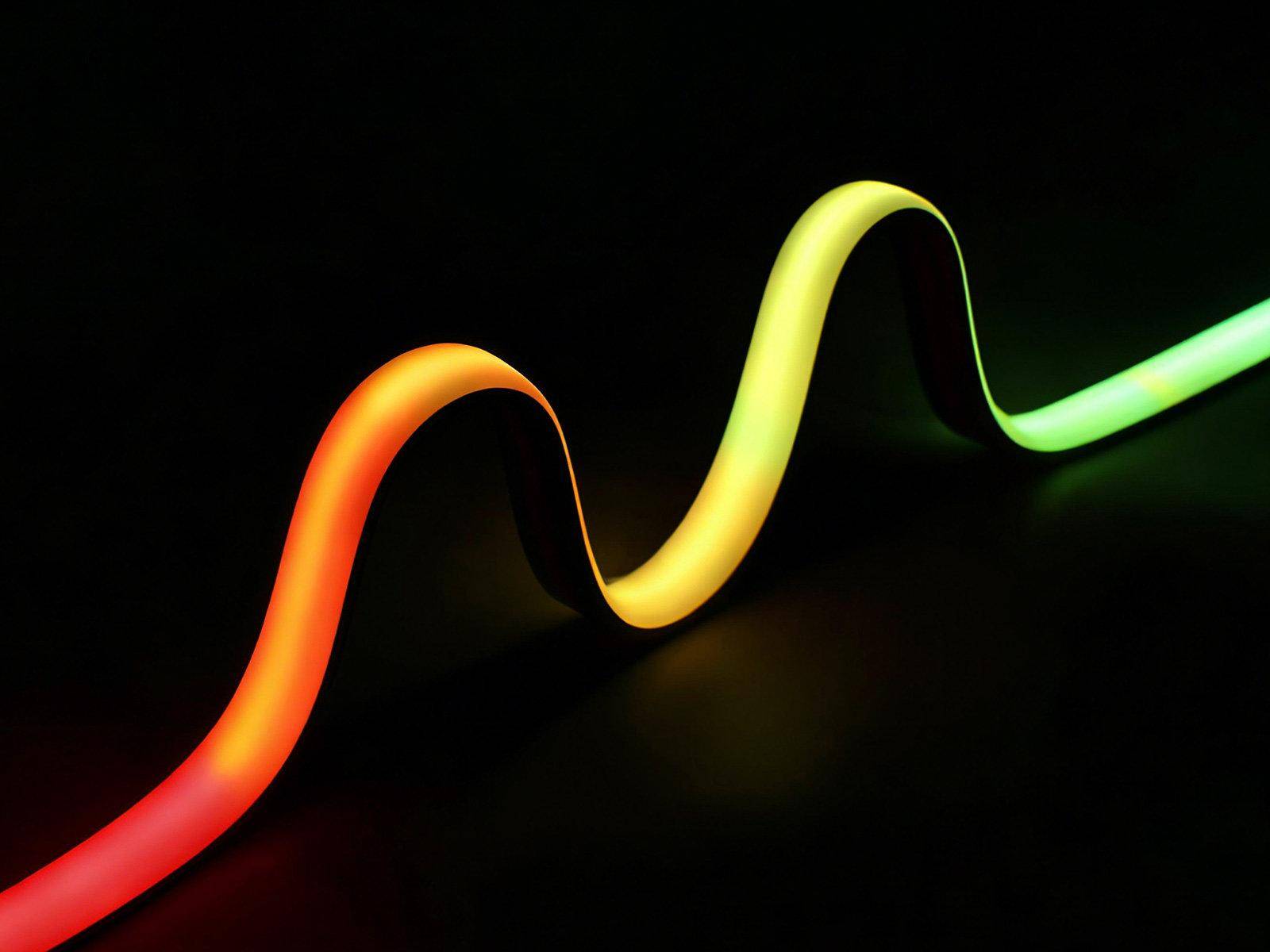 Waveshare RGBWC-COB-LED-Strip, programmierbar, WS2812B, IP65, 1428 LEDs/m, 24V - Länge: 1,0 m
